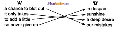 UP Board Solutions for Class 8 English Chapter 1 Another Chance 1