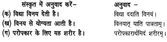 UP Board Solutions for Class 6 Hindi Chapter 5 नीतिशलोकाः (अनिवार्य संस्कृत) 1