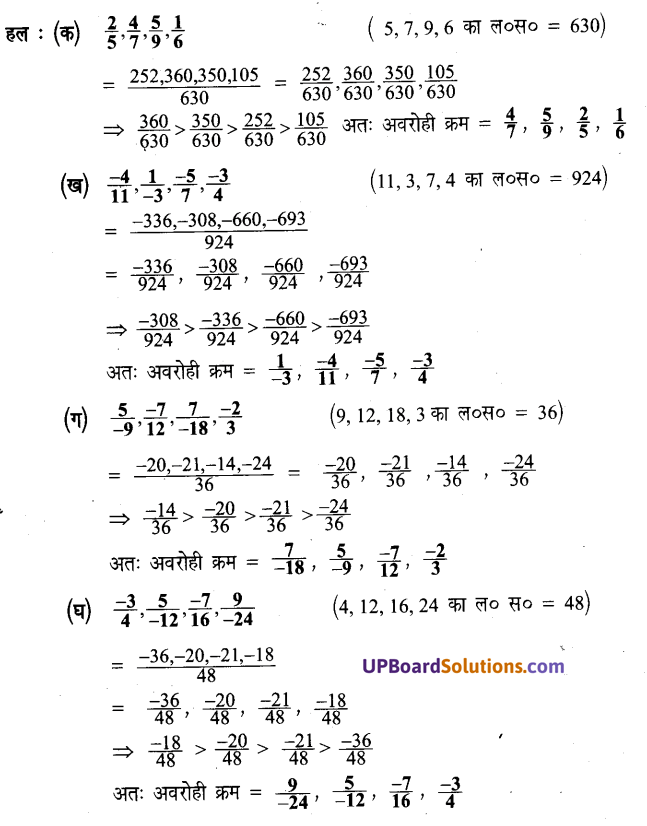 UP Board Solutions for Class 7 Maths Chapter 1 परिमेय संख्याएँ 29