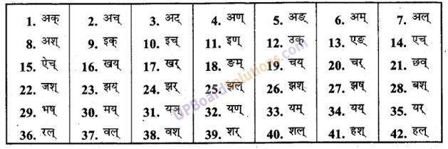 UP Board Solutions for Class 9 Sanskrit Chapter 1 माहेश्वर-सूत्र एवं वर्गों का उच्चारण (व्याकरण) 