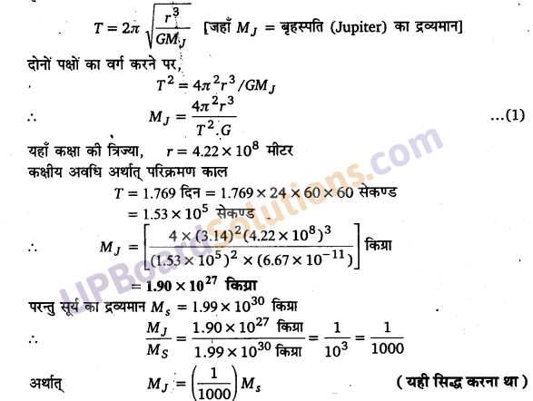 UP Board Solutions for Class 11 Physics Chapter 8 Gravitation 2