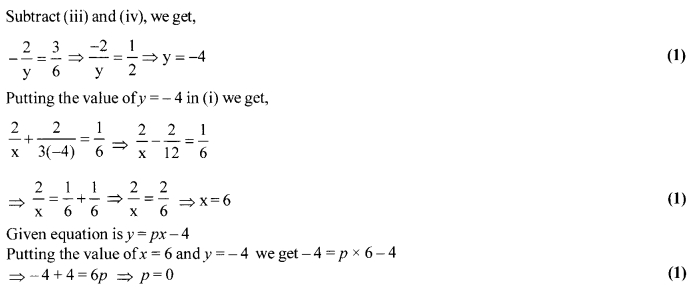 CBSE Sample Papers for Class 10 Maths Paper 9 22