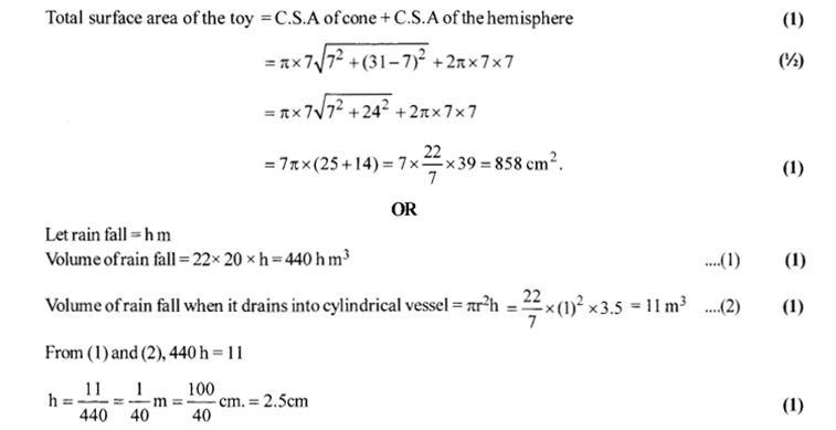 CBSE Sample Papers for Class 10 Maths Paper 9 25