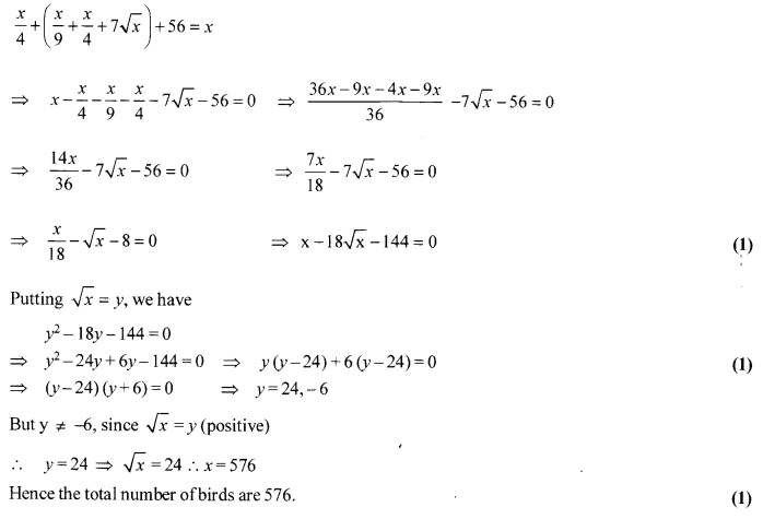 CBSE Sample Papers for Class 10 Maths Paper 9 30