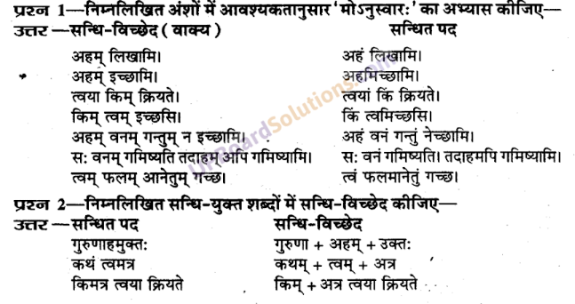 UP Board Solutions for Class 9 Sanskrit Chapter 2 सन्धि-प्रकरण (व्याकरण)