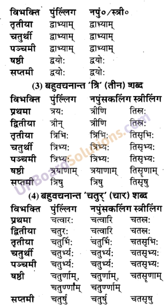 UP Board Solutions for Class 9 Sanskrit Chapter 3 शब्द-रूप प्रकरण (व्याकरण)