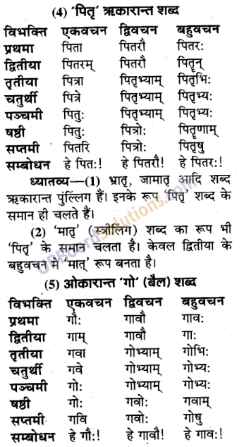 UP Board Solutions for Class 9 Sanskrit Chapter 3 शब्द-रूप प्रकरण (व्याकरण)