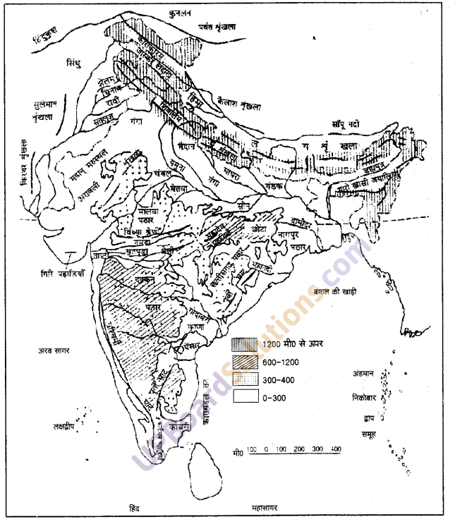 UP Board Solutions for Class 9 Social Science Geography Chapter 2 भारत का भौतिक स्वरूप