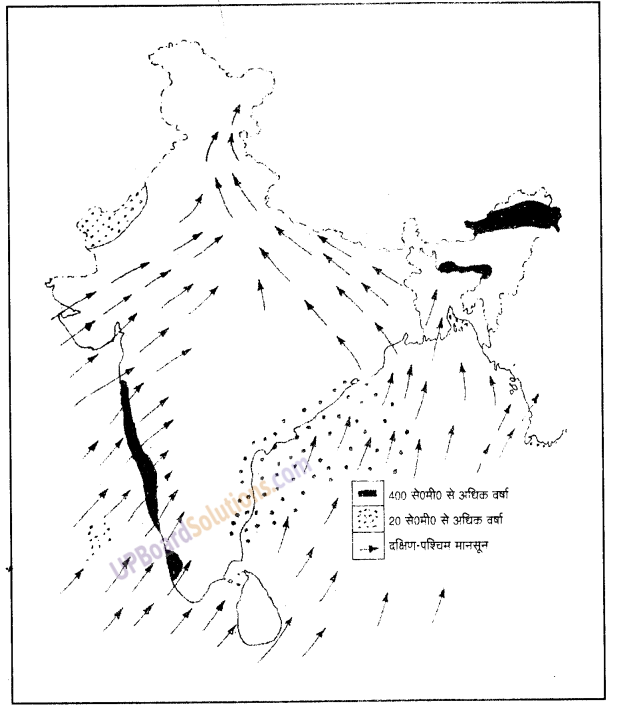 UP Board Solutions for Class 9 Social Science Geography Chapter 4 जलवायु