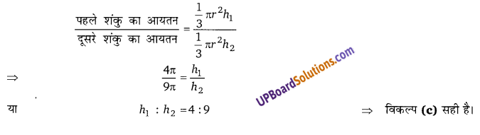 Balaji Class 9 Maths Solutions Chapter 19 Surface Area and Volume of a Right Circular Cone and Sphere Ex 19.1