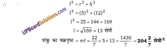 Balaji Class 9 Maths Solutions Chapter 19 Surface Area and Volume of a Right Circular Cone and Sphere Ex 19.1