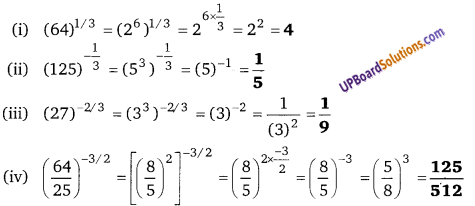 Balaji Class 9 Maths Solutions Chapter 2 Exponents of Real Numbers Ex 2.1