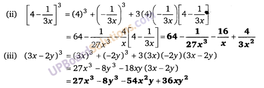 Balaji Class 9 Maths Solutions Chapter 4 Algebraic Identities Ex 4.3
