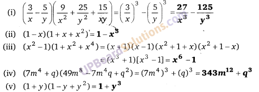 Balaji Class 9 Maths Solutions Chapter 4 Algebraic Identities Ex 4.4
