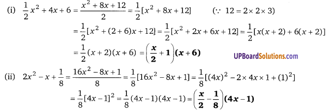 Balaji Class 9 Maths Solutions Chapter 5 Polynomial and their Factors Ex 5.6