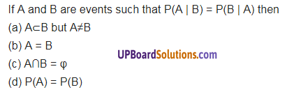 UP Board Solutions for Class 12 Maths Chapter 13 Probability image 19a