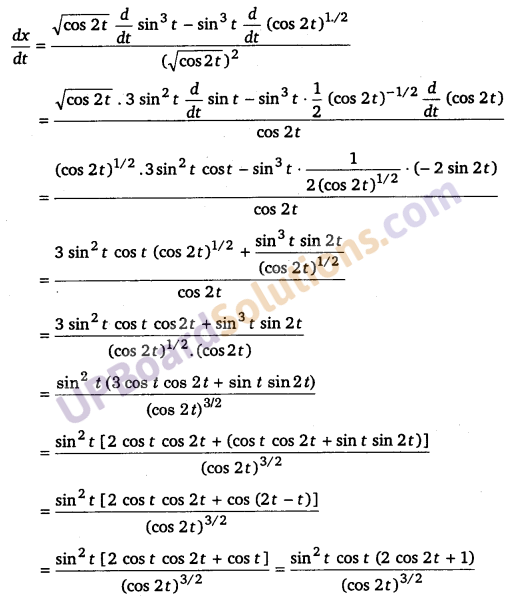 UP Board Solutions for Class 12 Maths Chapter 5 Continuity and Differentiability image 164