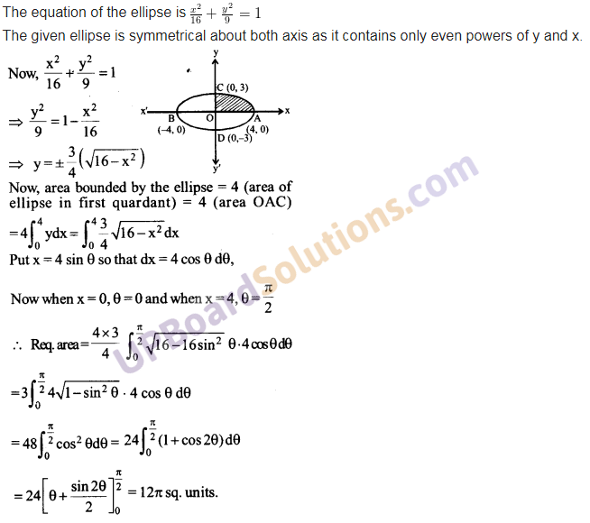 UP Board Solutions for Class 12 Maths Chapter 8 Application of Integrals image 4