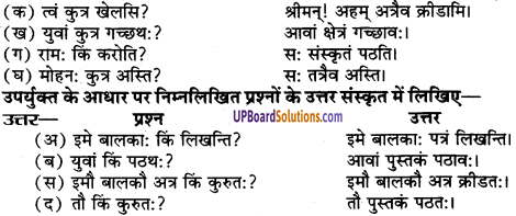 UP Board Solutions for Class 9 Sanskrit Chapter 8 हिन्दी वाक्यों का संस्कृत में अनुवाद 