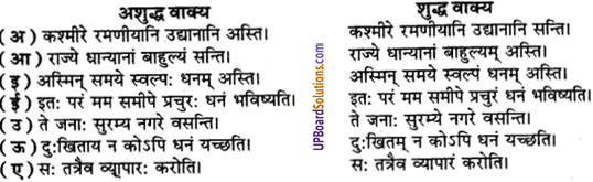 UP Board Solutions for Class 9 Sanskrit Chapter 8 हिन्दी वाक्यों का संस्कृत में अनुवाद 