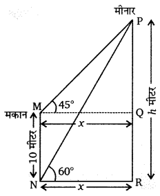 Balaji Class 10 Maths Solutions Chapter 11 Height and Distance Ex 11.2 27