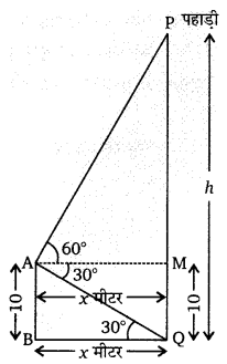 Balaji Class 10 Maths Solutions Chapter 11 Height and Distance Ex 11.2 47