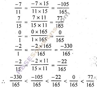 RBSE Solutions for Class 7 Maths Chapter 4 परिमेय संख्याएँ Ex 4.1 img 36