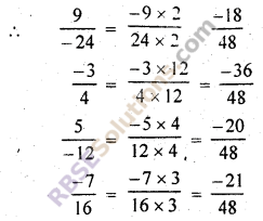 RBSE Solutions for Class 7 Maths Chapter 4 परिमेय संख्याएँ Ex 4.1 img 39