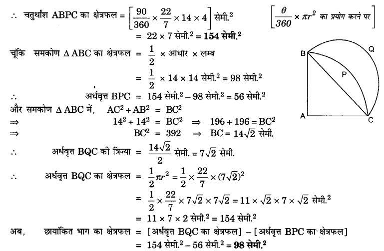 UP Board Solutions for Class 10 Maths Chapter 12 Areas Related to Circles page 257 15.2