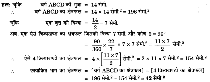 UP Board Solutions for Class 10 Maths Chapter 12 Areas Related to Circles page 257 7.1