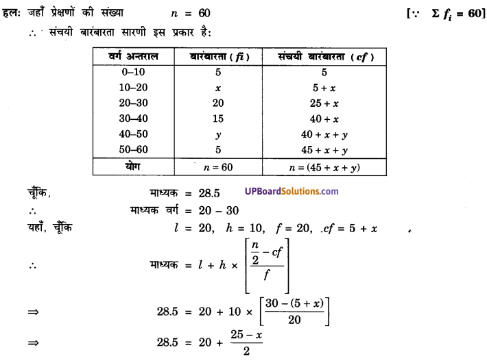 UP Board Solutions for Class 10 Maths Chapter 14 Statistics img 7