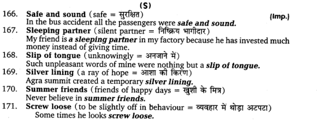 UP Board Solutions for Class 11 English Vocabulary Chapter 9 Idioms and Phrases img 21