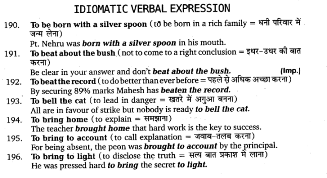 UP Board Solutions for Class 11 English Vocabulary Chapter 9 Idioms and Phrases img 24