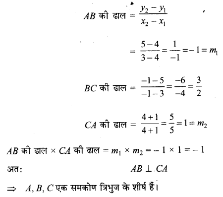 UP Board Solutions for Class 11 Maths Chapter 10 Straight Lines 10.1 6.1