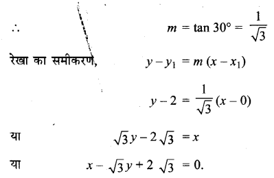 UP Board Solutions for Class 11 Maths Chapter 10 Straight Lines 10.2 6