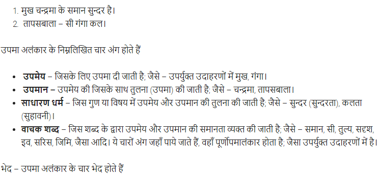 UP Board Solutions for Class 11 Samanya Hindi अलंकार img-12