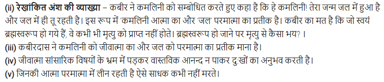 UP Board Solutions for Class 11 Samanya Hindi काव्यांजलि Chapter 1 सन्त कबीरदास img-12