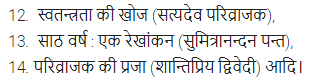 UP Board Solutions for Class 11 Samanya Hindi गद्य-साहित्य का विकास अतिलघु उत्तरीय प्रश्न img-78