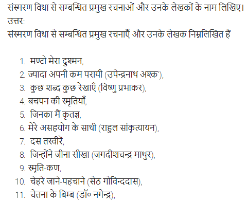 UP Board Solutions for Class 11 Samanya Hindi गद्य-साहित्य का विकास अतिलघु उत्तरीय प्रश्न img-87