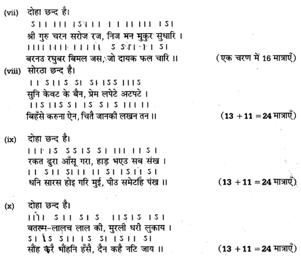 UP Board Solutions for Class 11 Samanya Hindi छन्द img-9