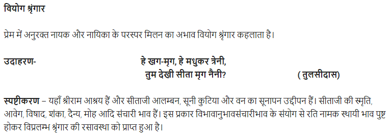 UP Board Solutions for Class 11 Samanya Hindi रस img-12