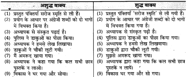 UP Board Solutions for Class 11 Samanya Hindi वाक्यों में त्रुटि-मार्जन img-3