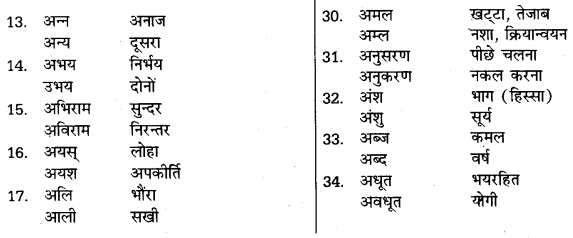 UP Board Solutions for Class 11 Samanya Hindi शब्दों में सूक्ष्म अन्तर img-10