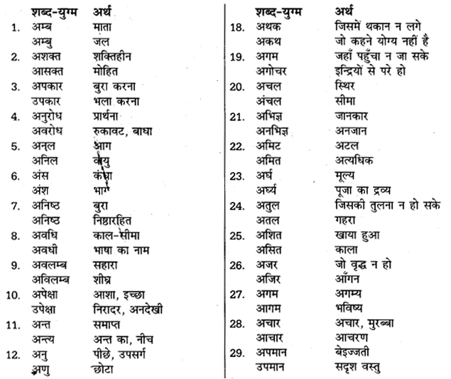 UP Board Solutions for Class 11 Samanya Hindi शब्दों में सूक्ष्म अन्तर img-9