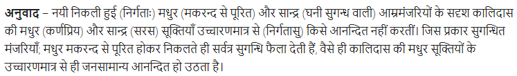 UP Board Solutions for Class 11 Samanya Hindi संस्कृत दिग्दर्शिका Chapter 7 विश्ववन्द्याः कवयः img-11