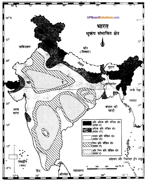 UP Board Solutions for Class 11Geography Indian Physical Environment Chapter 7 Natural Hazards and Disasters  (प्राकृतिक संकट तथा आपदाएँ) img 21