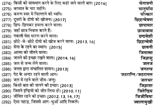 UP Board Solutions for Class 12 Samanya Hindi अनेक शब्दों के लिए एक शब्द img 13