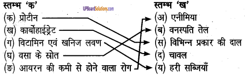 UP Board Solutions for Class 6 Science Chapter 9 भोजन एवं स्वास्थ्य img-1