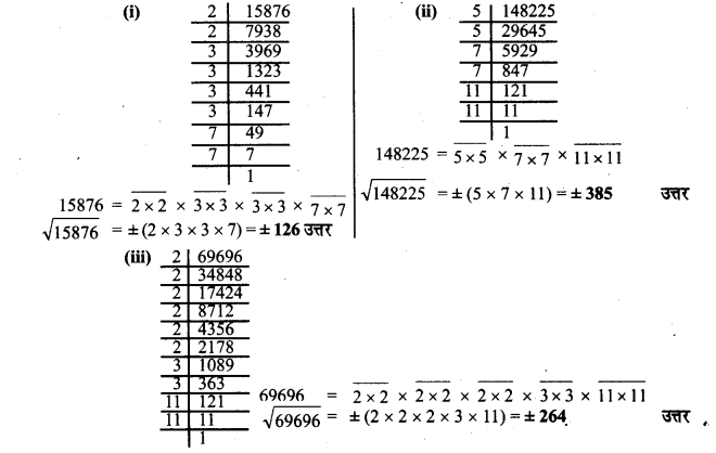 UP Board Solutions for Class 8 Maths Chapter 2 वर्गमूल img-34