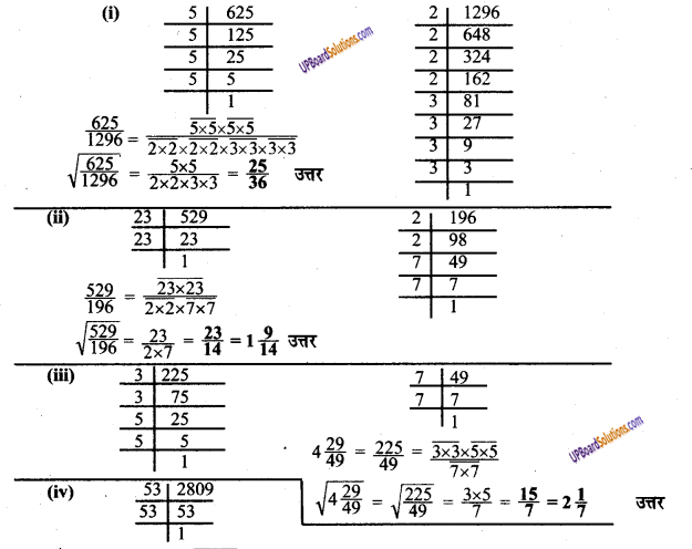 UP Board Solutions for Class 8 Maths Chapter 2 वर्गमूल img-5